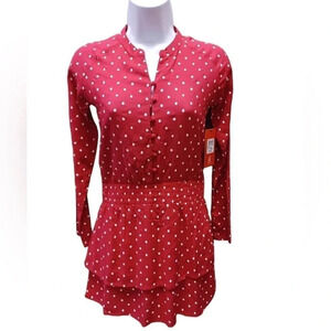 Ripzone  Ophelia Polka Dot Dress Tunic Size Medium